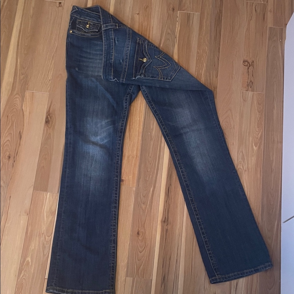 Dark Wash flared men’s Jeans